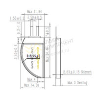 Фото AS3014025 4.35V 82mAh Li-pol