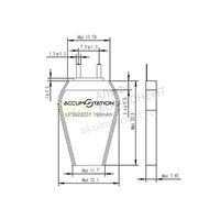 Фото AS3922031 4.2V 190mAh Li-pol